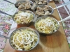 Жюльен с курицей и грибами.